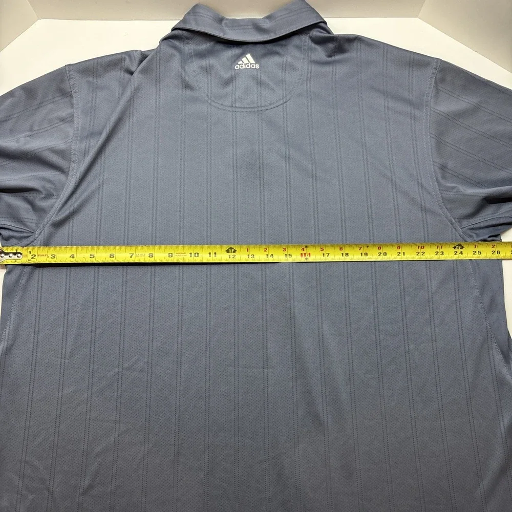 Adidas  Climate Mens Polo Shirt Cool Blue Color Size 2X‎